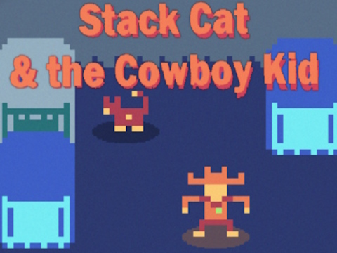 Spel Stack Cat en het Cowboykind  online