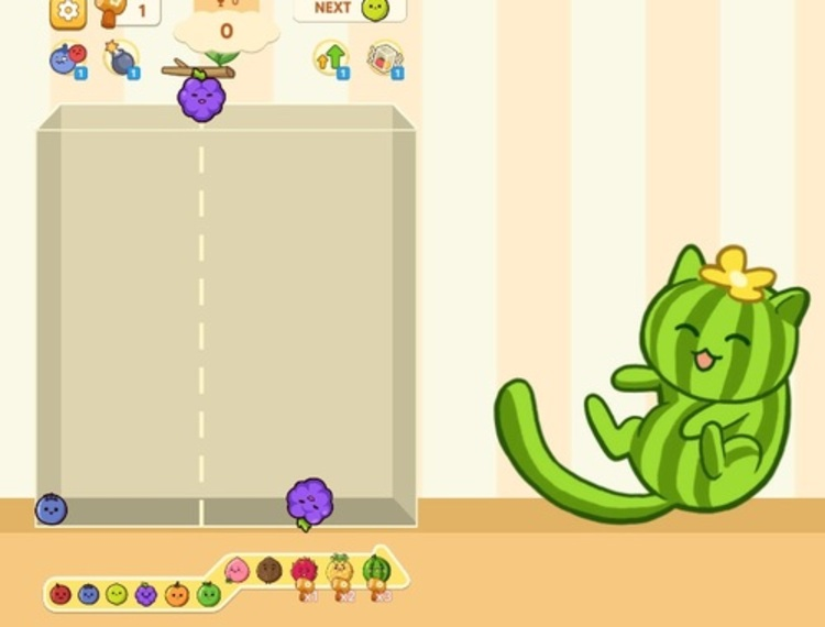 Spel Fruit Samenvoegen Sappige Drop Spel  online