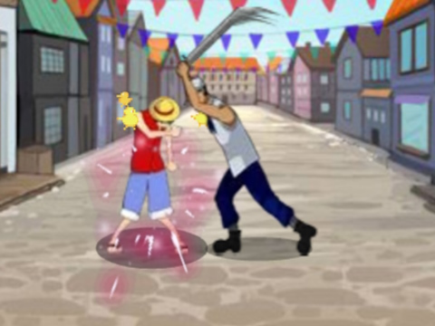 Spel Piratengevecht uit één stuk  online