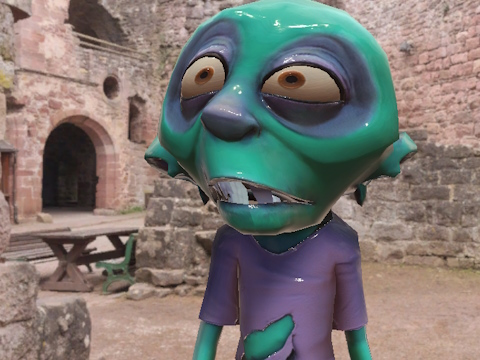 Spel Grappige gezichten: zombies  online