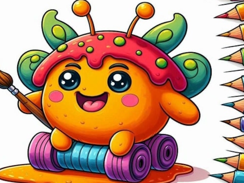 Spel Sprunki kleurboek  online
