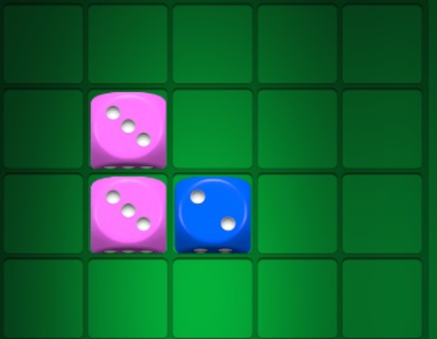 Spel Dobbelstenen samenvoegen  online