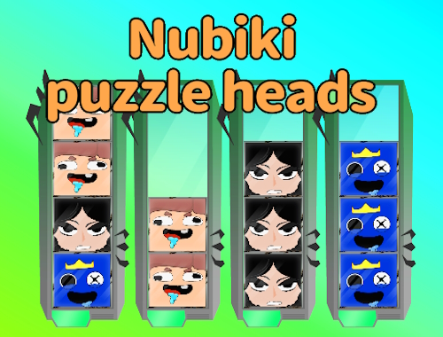 Spel Nubiki puzzelhoofden  online