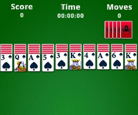 Spel Spider-solitaire  online