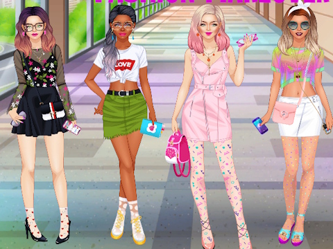Spel College Girls Team Fashion Make-over  online