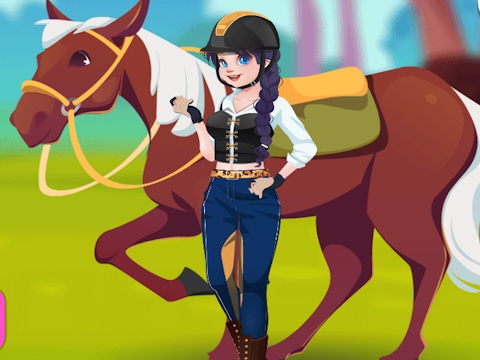 Spel Meisjesachtige paardensport  online
