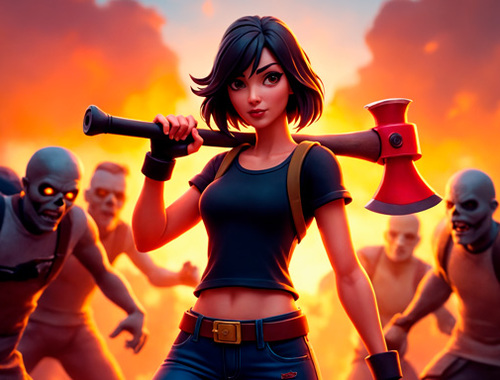 Spel Loop Overlevenden Zombie Stad  online