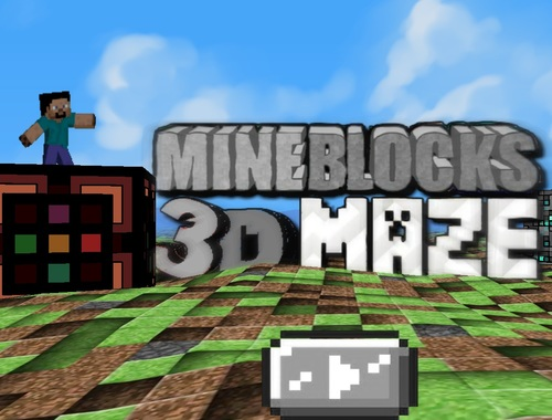 Spel MineBlocks 3D-doolhof  online