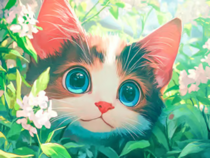 Spel Legpuzzel: Onschuldige kat  online