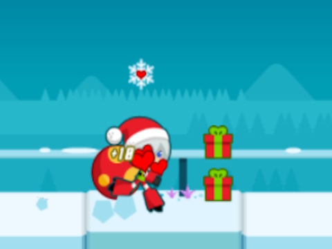 Spel Kerstmanmeisje uitgevoerd  online