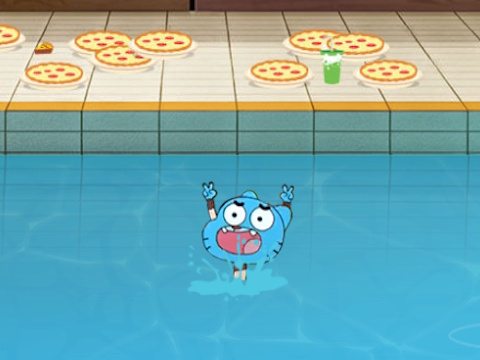 Spel De wondere wereld van Gumball Pool Party  online