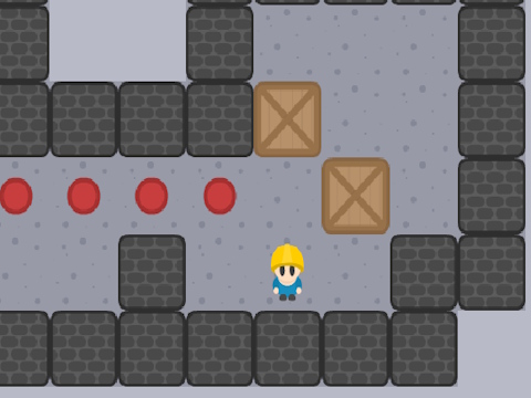 Spel Sokoban PR online