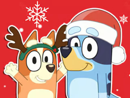 Spel Legpuzzel: Bluey kerstcadeau  online