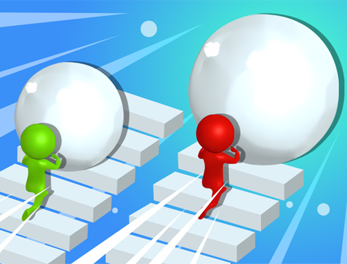 Spel Sneeuwrace 3D Leuk racen  online