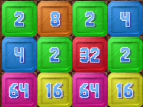 Spel 2048: Houtblok  online