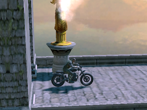 Spel Motorrace door ruïnes  online
