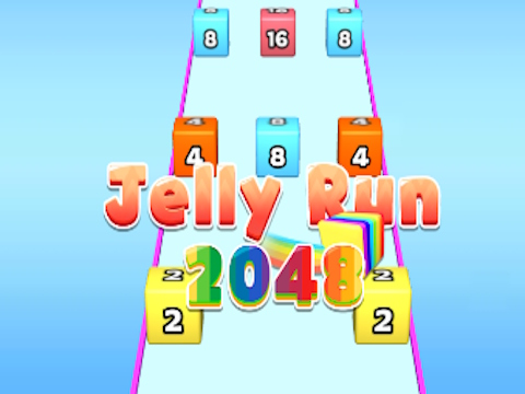 Spel Gelei Run 2048  online