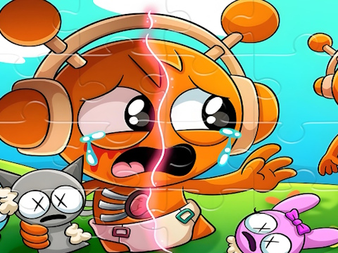 Spel Sprunki-puzzels  online