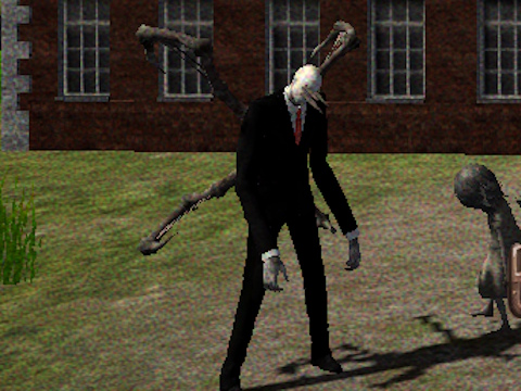 Spel Slenderman Verdwaald op School  online