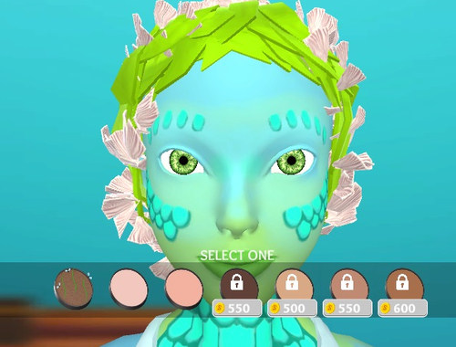 Spel Monstermake-up 3D  online