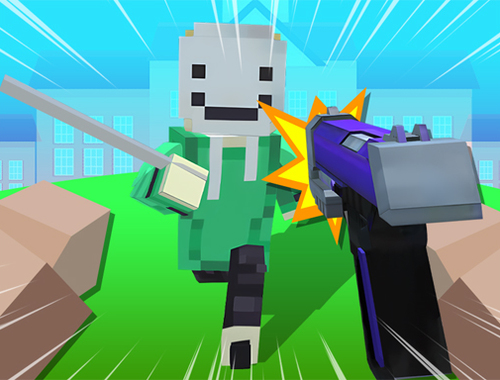 Spel Blokknutsel 3D-school  online