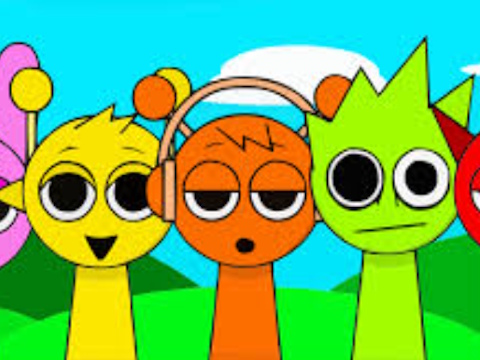 Spel Sprunki Oplossen en spelen  online