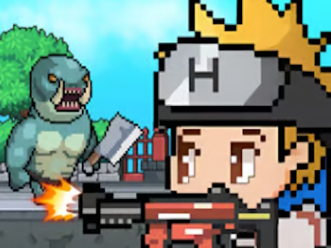 Spel Mecha Schiet Pixel RPG  online