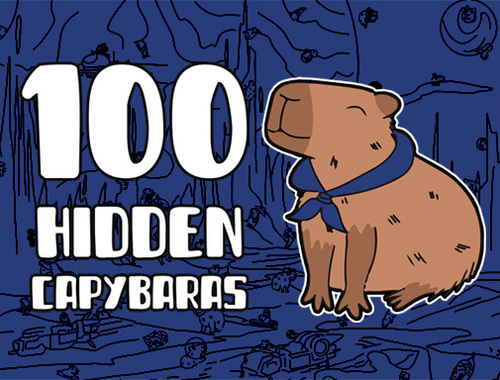 Spel 100 verborgen capibara's  online