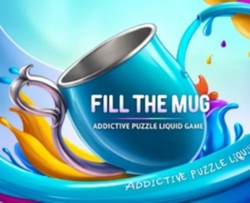 Spel Vul de mok Verslavend puzzelvloeistofspel  online
