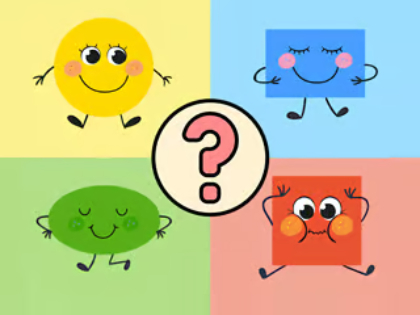 Spel Kinderquiz: vormenplezier  online