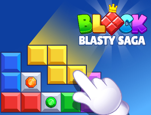 Spel Blokkeer de blasty-saga  online