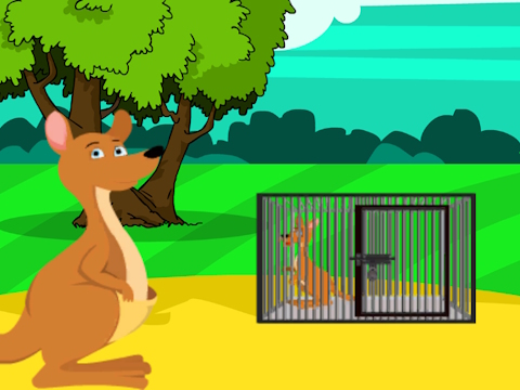 Spel Rode kangoeroebaby gered uit kooi  online