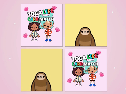 Spel Toca Life-geheugenkaartmatch  online