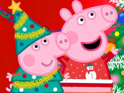 Spel Legpuzzel: Peppa Pig-kerstvoorbereiding  online