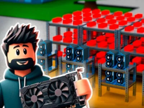 Spel Roblox: Bitcoin-mijnwerker!  online