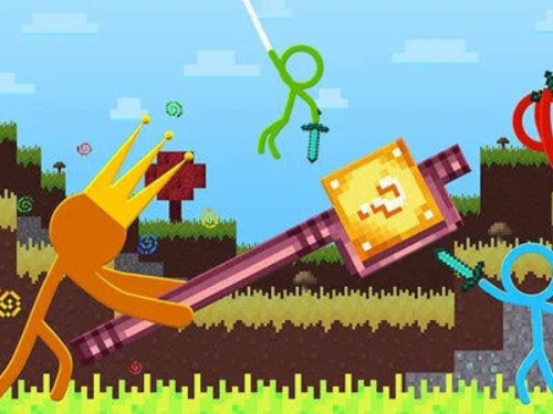Spel Stickman Koning  online