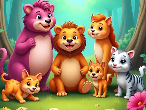 Spel Dierennaampuzzel  online