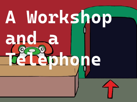 Spel Een werkplaats en een telefoon  online