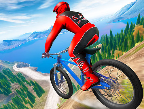 Spel Ruiters downhill racen  online