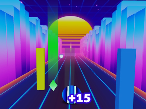 Spel Neon streepje  online