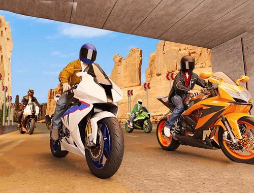 Spel Echte motorfietssimulator Race 3D  online