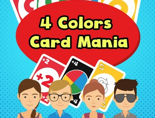 Spel 4 kleuren kaartmanie  online