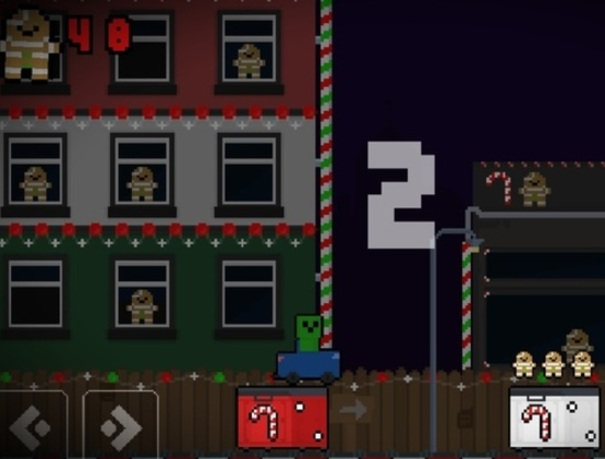 Spel Kerstautokoekje  online