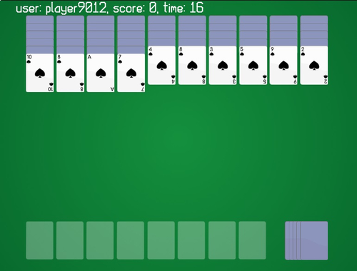 Spel Spider Solitaire Klassieke Ver  online