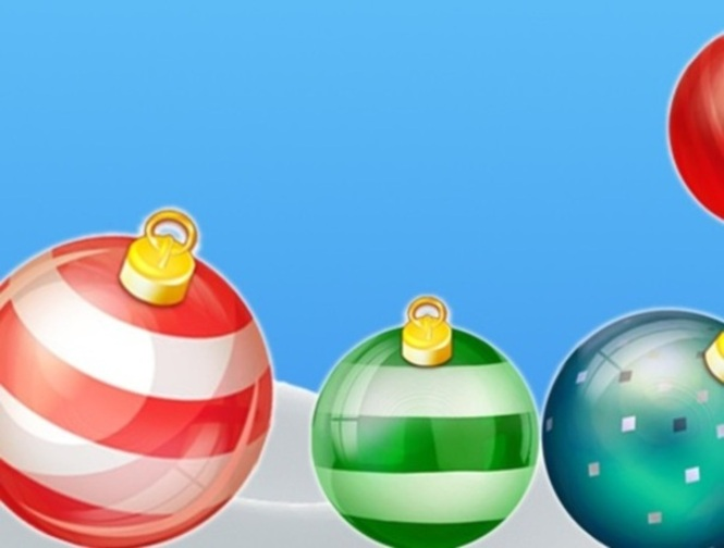 Spel Puzzels Ballen Voeg het nieuwe jaar samen!  online