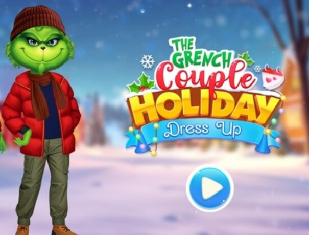Spel Het Grinch-paar tijdens de feestdagen  online