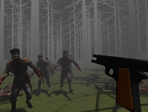 Spel Zombies in een bos  online