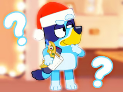 Spel Kinderquiz: Bluey Christmas Fandom  online