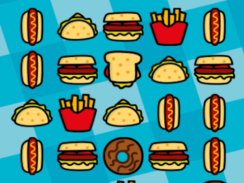 Spel Food Match-spel  online