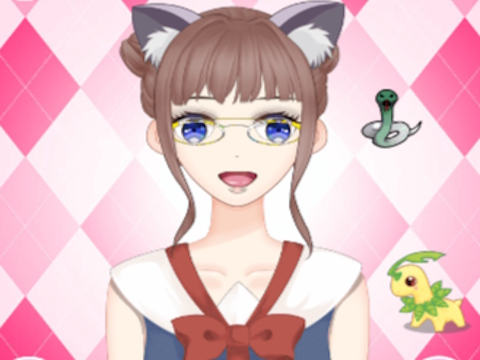 Spel Schattig anime meisje aankleden  online